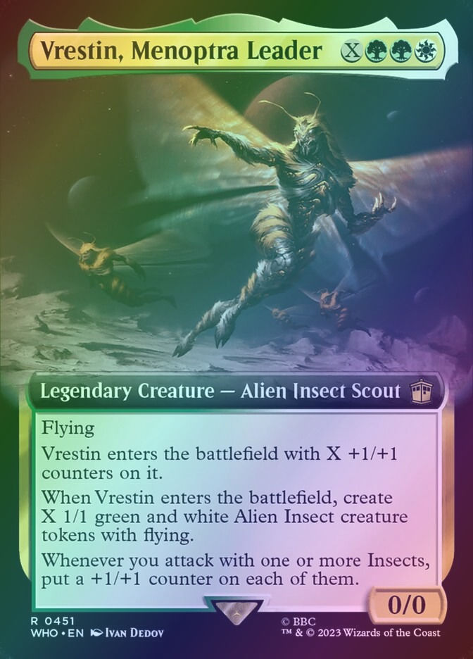 Vrestin, Menoptra Leader (WHO) (451) / Extended Art / Foil