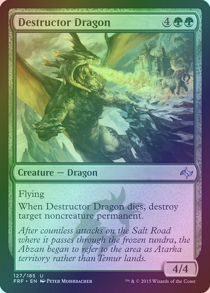 Destructor Dragon (FRF) (127) / Foil