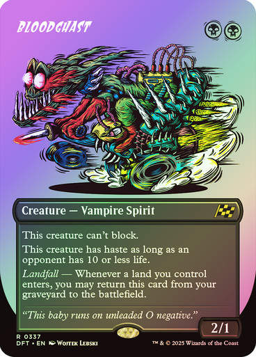 Bloodghast (DFT) (337) / Foil / Borderless