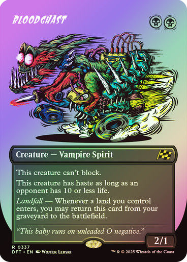 Bloodghast (DFT) (337) / Foil / Borderless