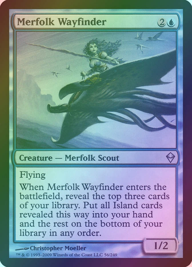 Merfolk Wayfinder (ZEN) (56) / Foil