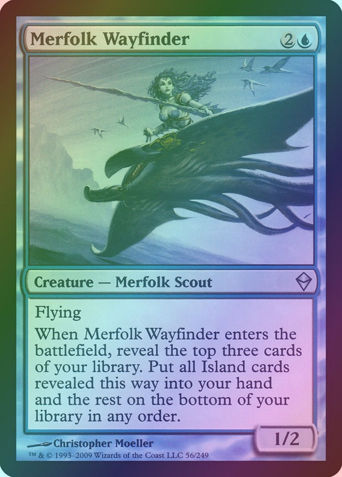 Merfolk Wayfinder (ZEN) (56) / Foil