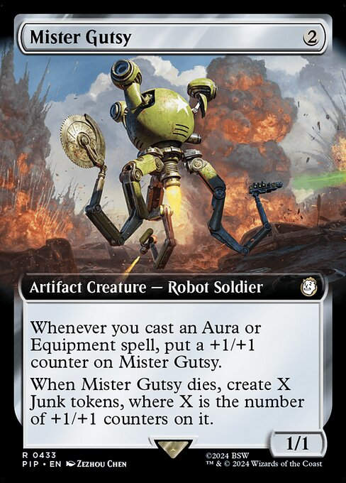 Mister Gutsy (pip) (433) / Extended Art