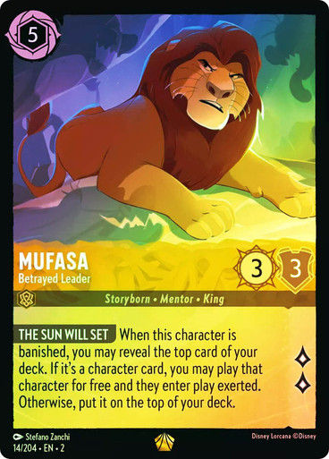 Mufasa - Betrayed Leader (LOR_ROF) / Foil