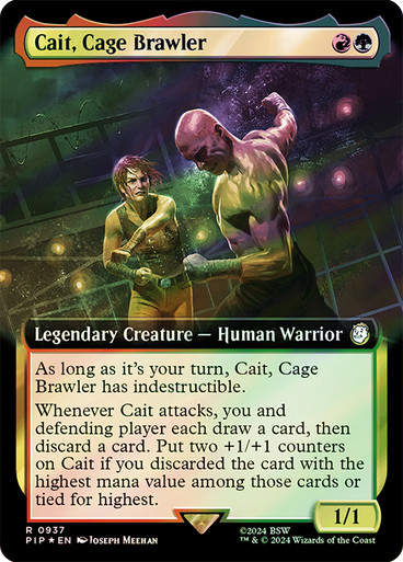 Cait, Cage Brawler (pip) (937) / Extended Surge Foil