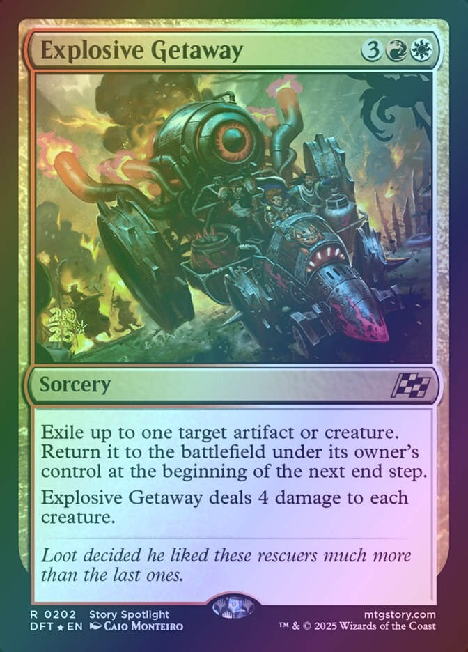 Explosive Getaway (PDFT) (202s) / Foil
