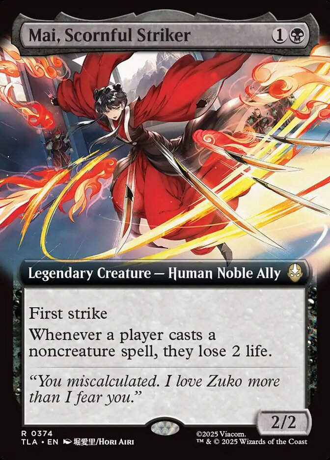 Mai, Scornful Striker (TLA) (374) / Extended Art
