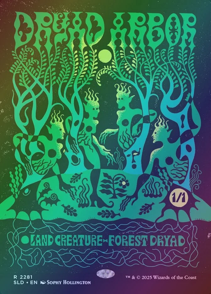 Dryad Arbor (SLD) (2281) / Borderless / Foil