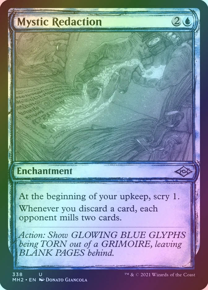 Mystic Redaction (MH2) (338) / Showcase / Foil