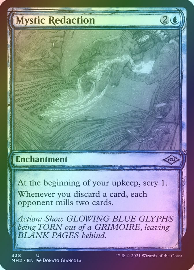 Mystic Redaction (MH2) (338) / Showcase / Foil