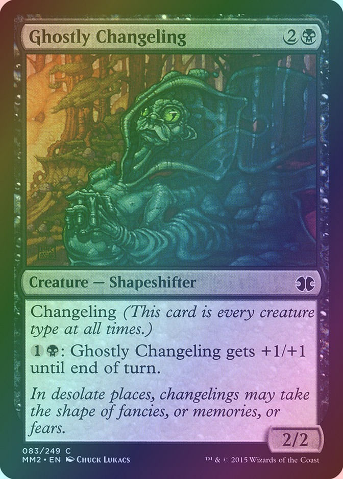 Ghostly Changeling (MM2) (83) / Foil
