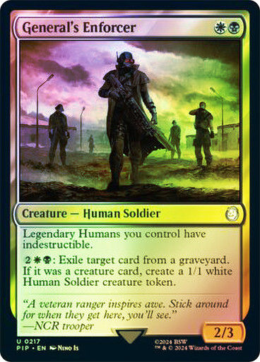 General's Enforcer (pip) (217) / Foil
