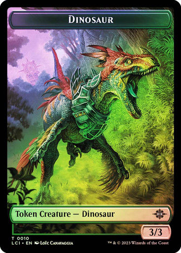 Dinosaur Token (#010) // Map Token (lci_tf) — cara 1 de 2