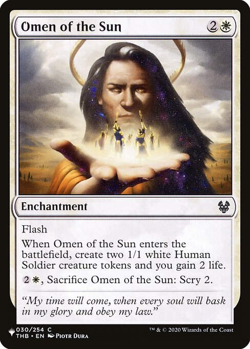 Omen of the Sun (PLST) (THB-30)