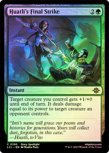 Huatli's Final Strike (lci) / Foil
