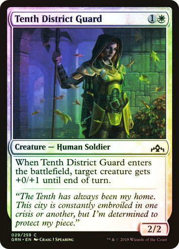 Tenth District Guard (GRN) (29) / Foil