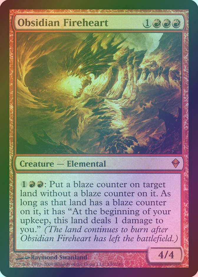 Obsidian Fireheart (ZEN) (140) / Foil