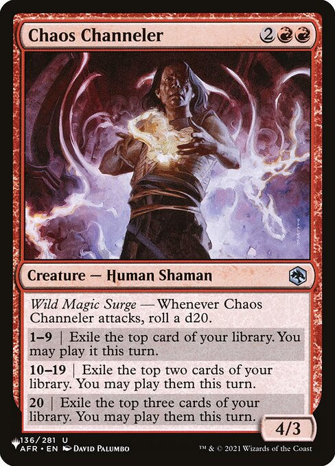 Chaos Channeler (PLST) (AFR-136)