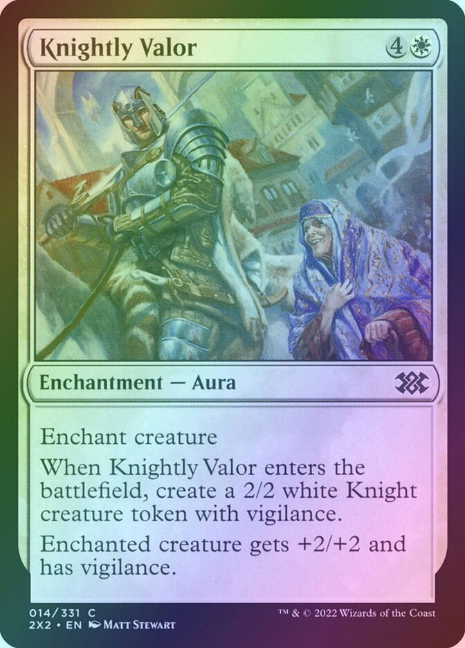 Knightly Valor (2X2) (14) / Foil