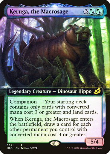 Keruga, the Macrosage (IKO) (354) / Extended Art / Foil