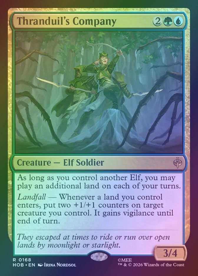 Thranduil's Company (HOB) (168) / Foil