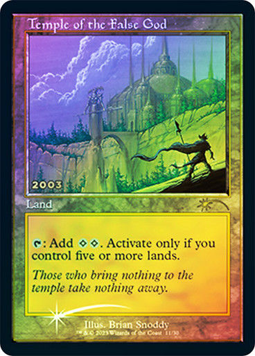 Temple of the False God (p30a) / Foil