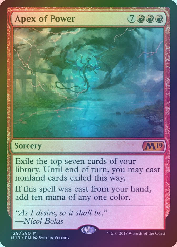 Apex of Power (M19) (129) / Foil