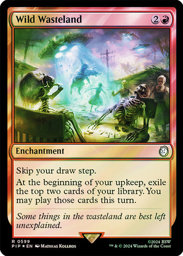 Wild Wasteland (pip) (599) / Surge Foil | MTG Wolf México