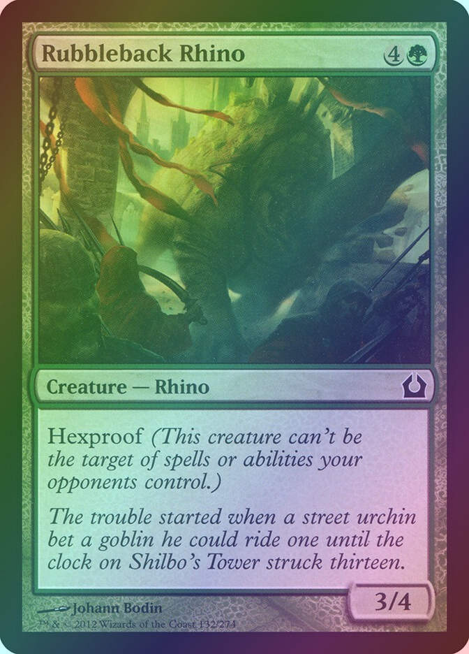 Rubbleback Rhino (RTR) (132) / Foil