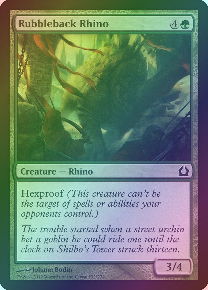 Rubbleback Rhino (RTR) (132) / Foil