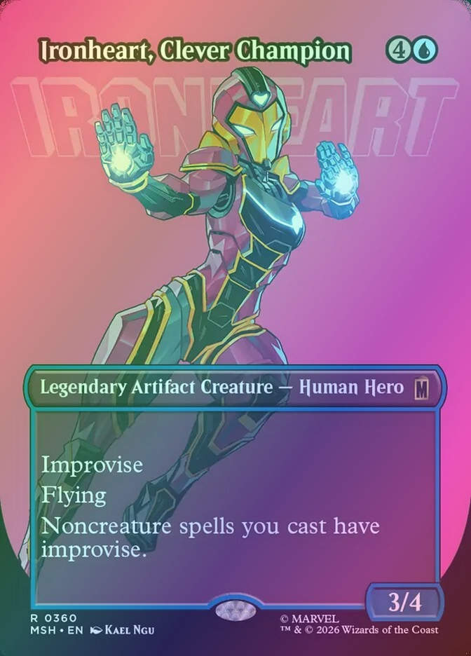 Ironheart, Clever Champion (MSH) (360) / Borderless / Foil