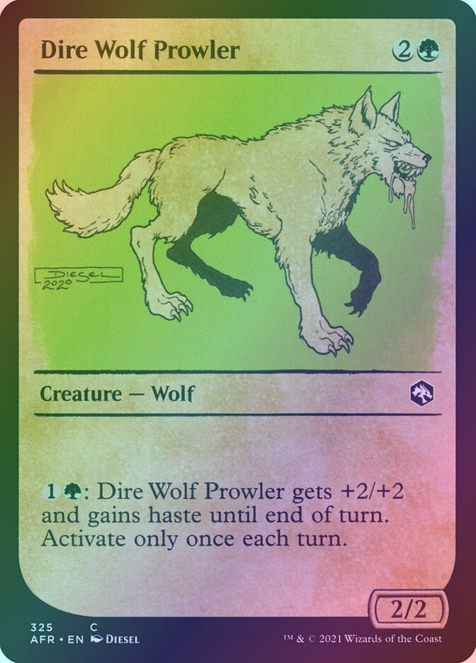 Dire Wolf Prowler (AFR) (325) / Showcase / Foil