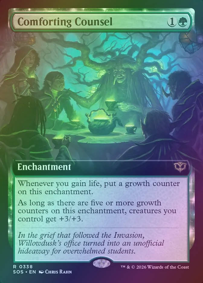 Comforting Counsel (SOS) (338) / Extended Art / Foil