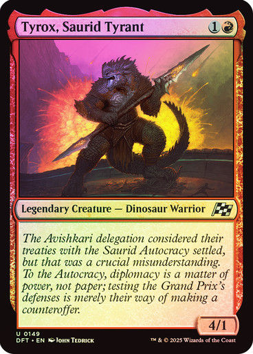 Tyrox, Saurid Tyrant (DFT) (149) / Foil