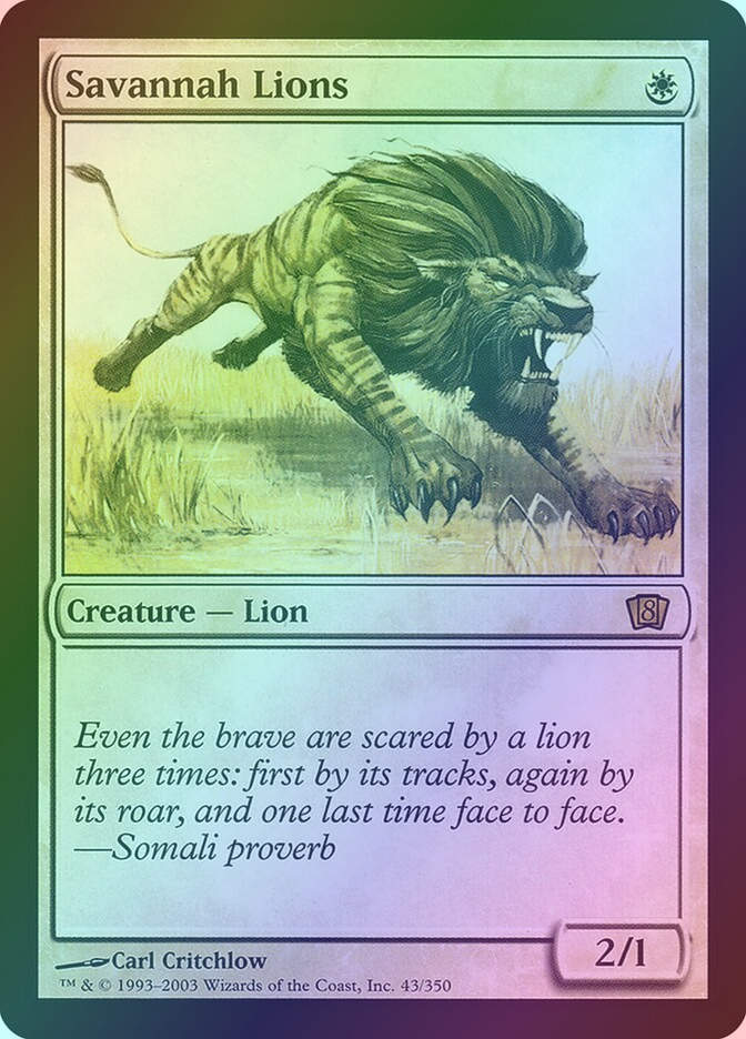 Savannah Lions (8ED) (43★) / Foil