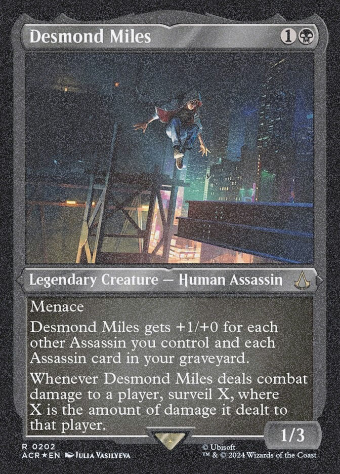 Desmond Miles (ACR) (202) / Foil Etched