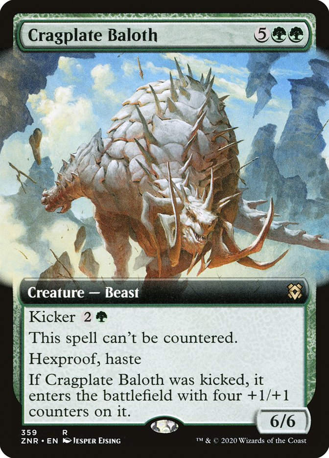 Cragplate Baloth (ZNR) (359) / Extended Art
