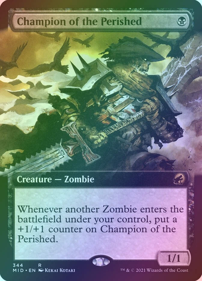 Champion of the Perished (MID) (344) / Extended Art / Foil