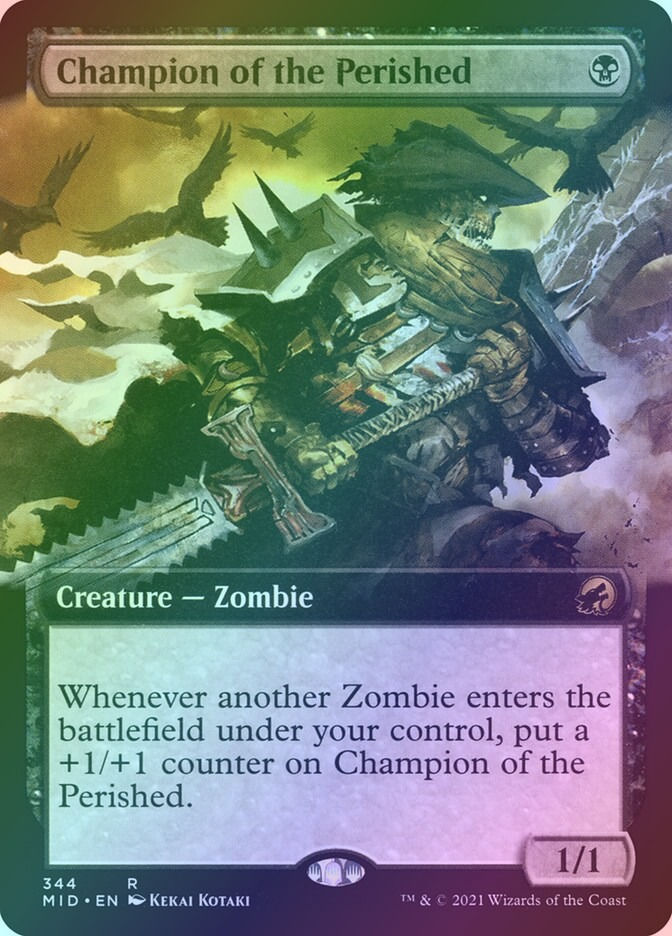 Champion of the Perished (MID) (344) / Extended Art / Foil