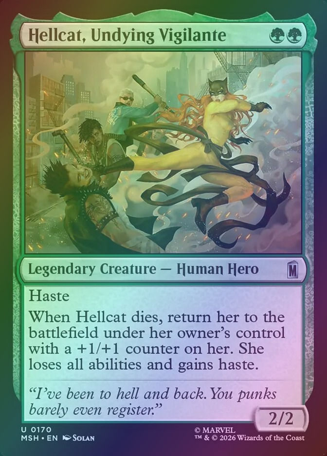 Hellcat, Undying Vigilante (MSH) (170) / Foil