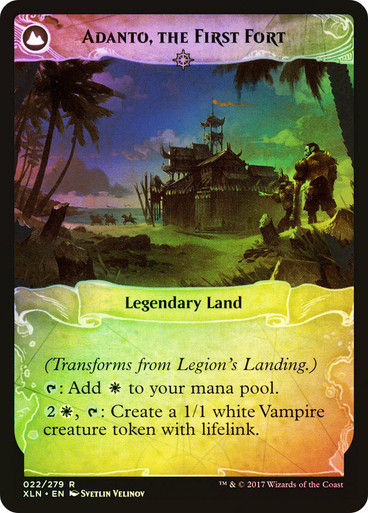 Legion's Landing // Adanto, the First Fort (XLN) (22) / Foil — cara 2 de 2