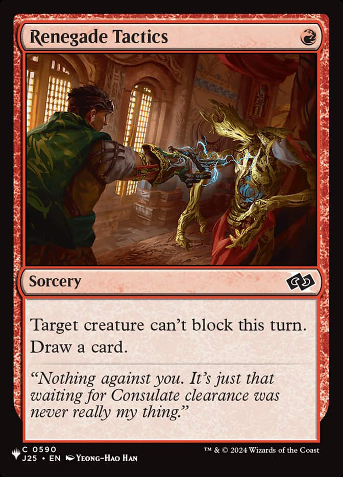 Renegade Tactics (PLST) (J25-590)