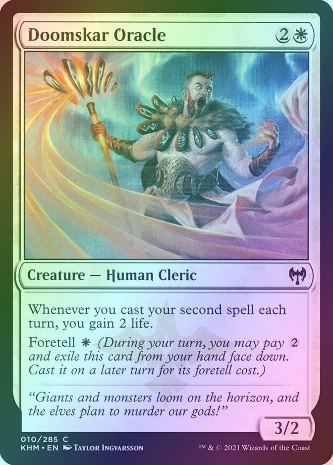 Doomskar Oracle (KHM) (10) / Foil
