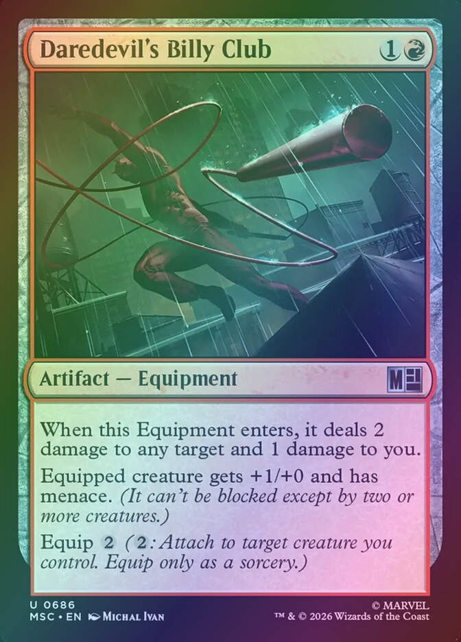 Daredevil's Billy Club (MSC) (686) / Foil