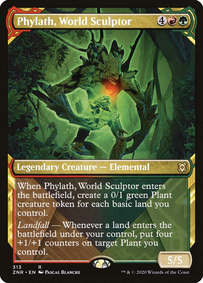 Phylath, World Sculptor (ZNR) (313) / Showcase
