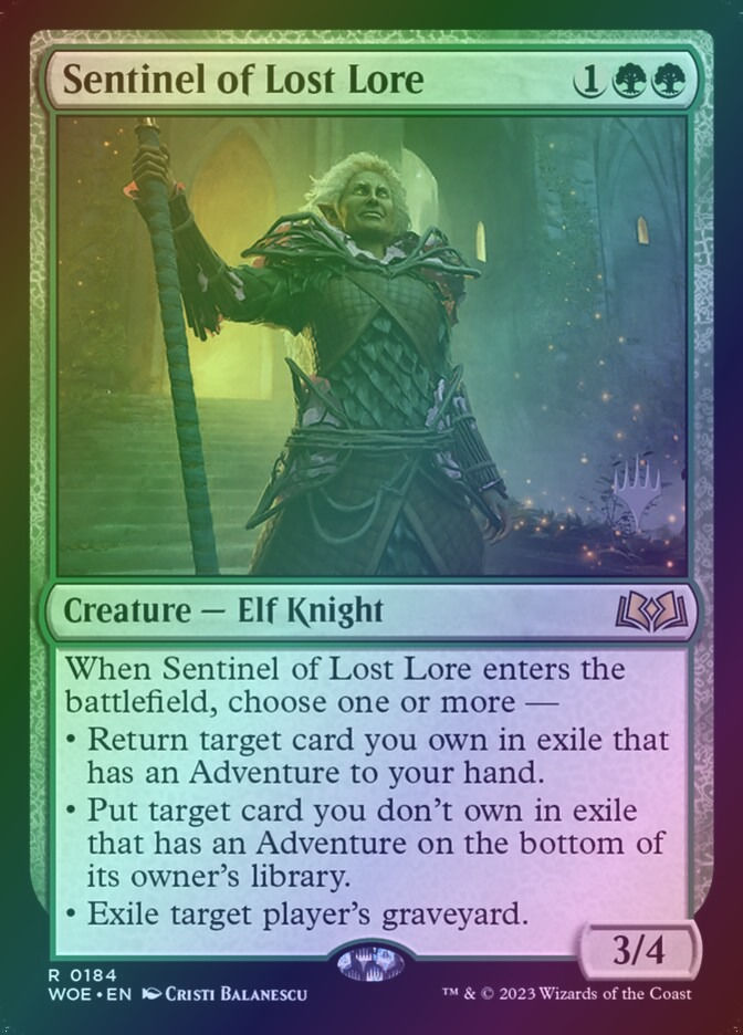 Sentinel of Lost Lore (PWOE) (184p) / Foil