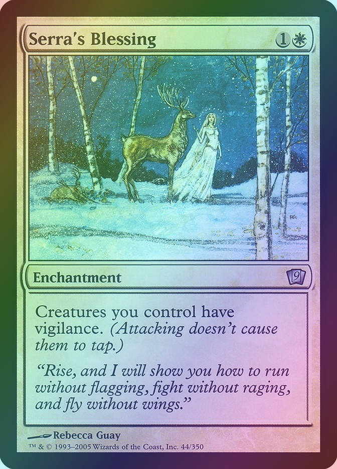 Serra's Blessing (9ED) (44★) / Foil