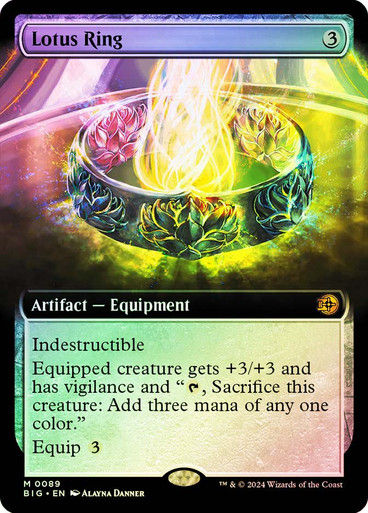 Lotus Ring (BIG) (89) / Extended Art / Foil