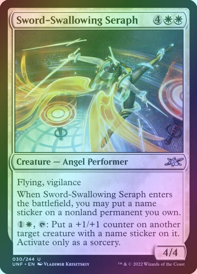 Sword-Swallowing Seraph (UNF) (30) / Foil