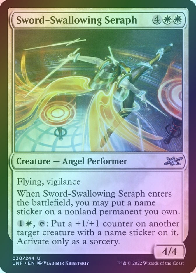 Sword-Swallowing Seraph (UNF) (30) / Foil